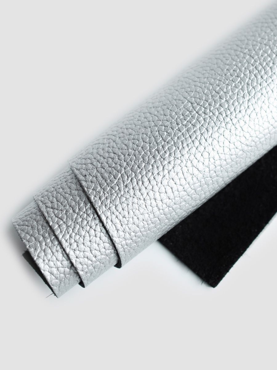 

Натуральная кожа для рукоделия, размер А1,Rich Line Accessories, ИП-КА1_Светло-серебристый, ИП-КА1