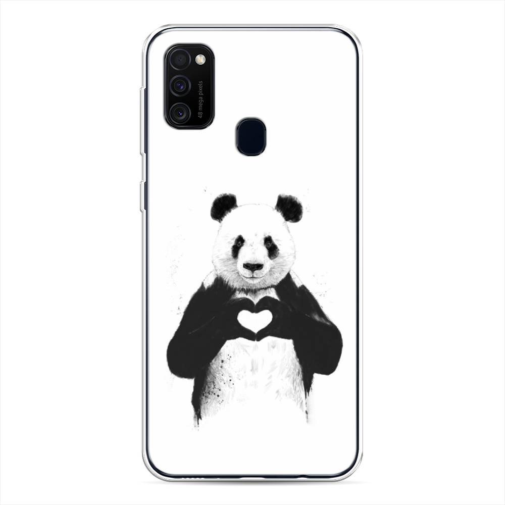 

Чехол Awog на Samsung Galaxy M21/M30s "Панда love", Разноцветный, 29750-10