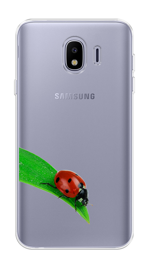 

Чехол Awog на Samsung Galaxy J4 "На счастье", Белый;красный;зеленый, 26450-1