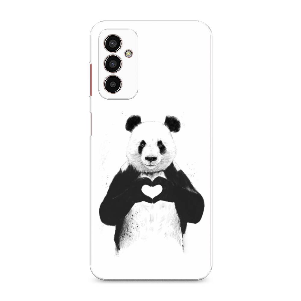 

Чехол Awog на Samsung Galaxy M13 / Самсунг M13 "Панда love", Разноцветный, 2106850-10