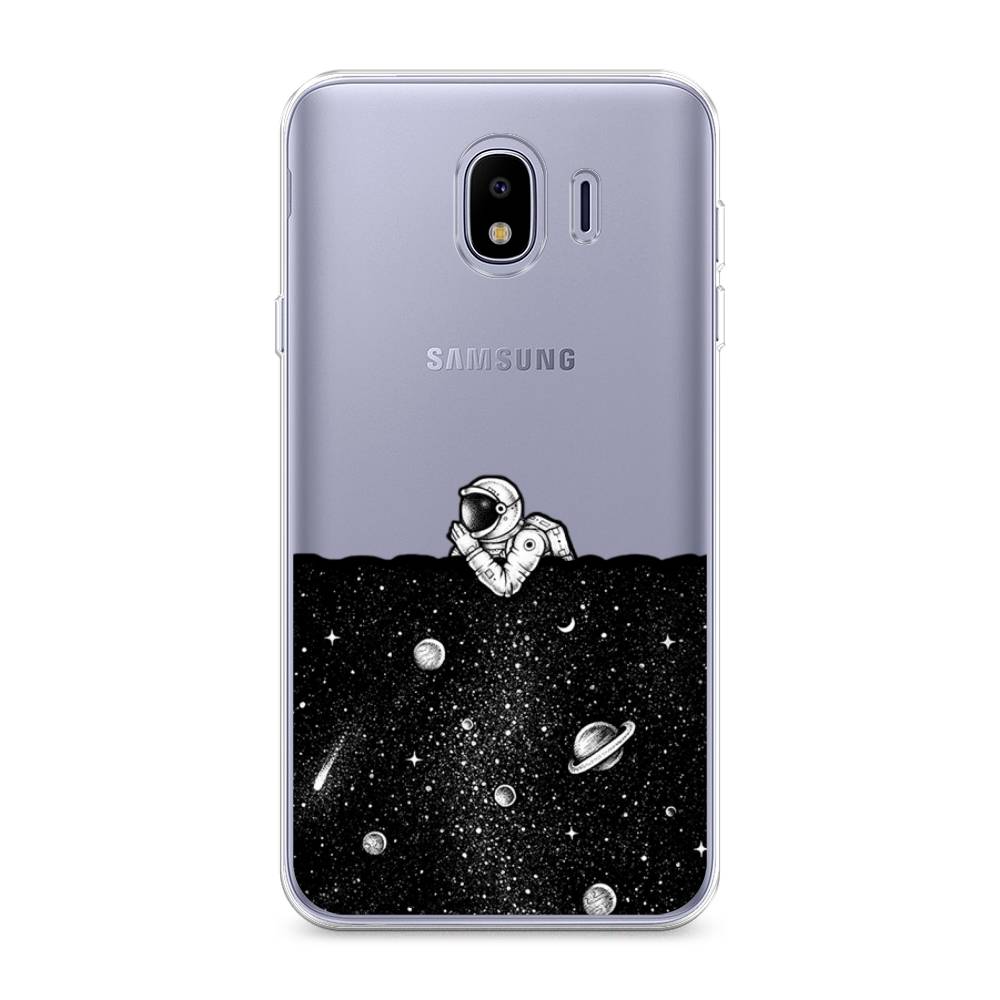 

Чехол Awog на Samsung Galaxy J4 "Космический сон", Серый, 26450-4