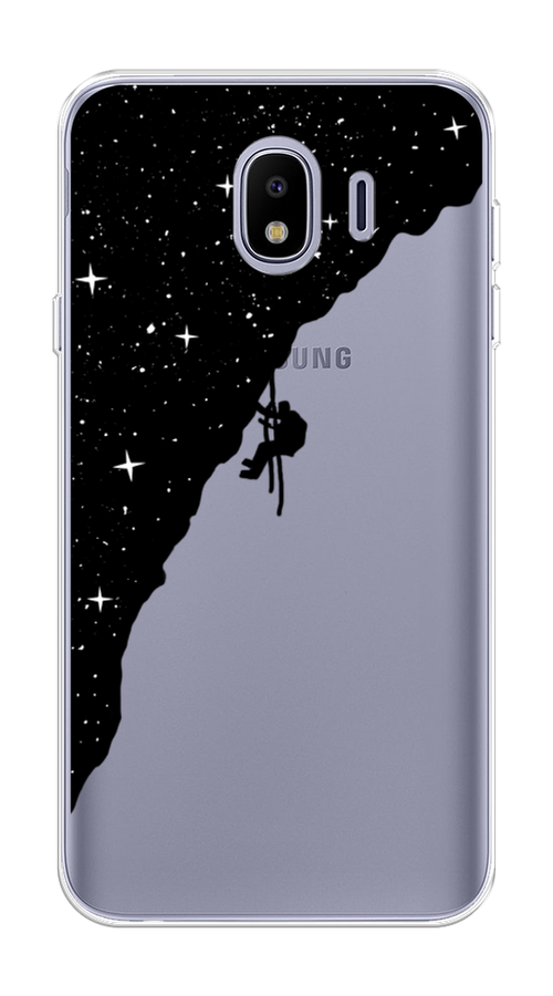 

Чехол Awog на Samsung Galaxy J4 "Скалолаз в космосе", Черный;белый;бежевый, 26450-4
