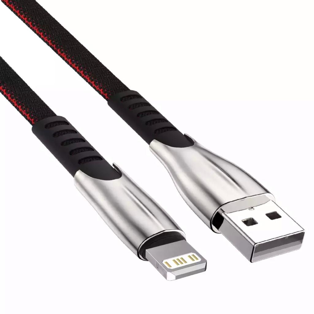 фото Кабель usb для iphone nohon cable black 1 м