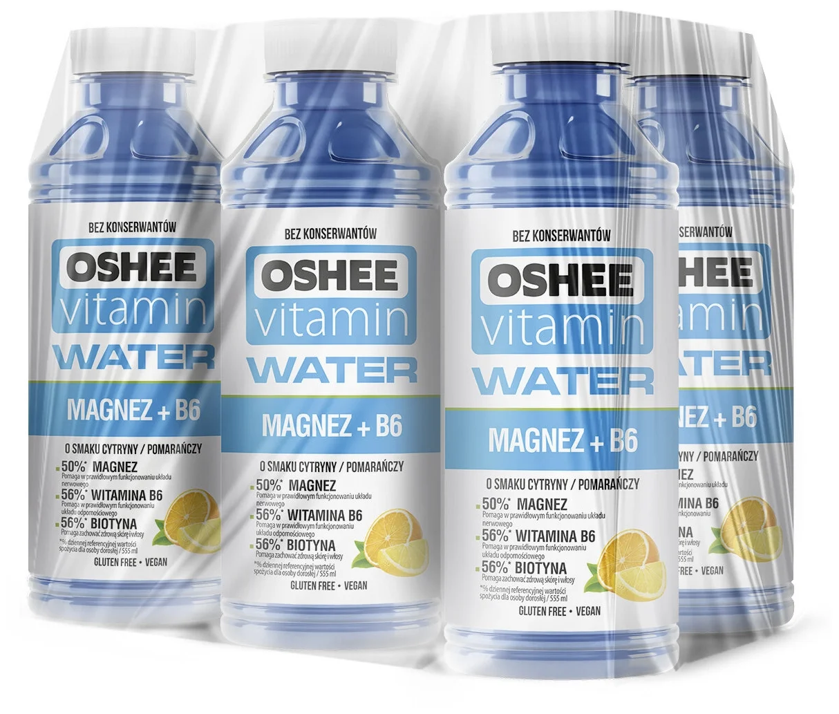 Вода витаминизированная Oshee Лимон и Апельсин, 0,56 л х 6 шт