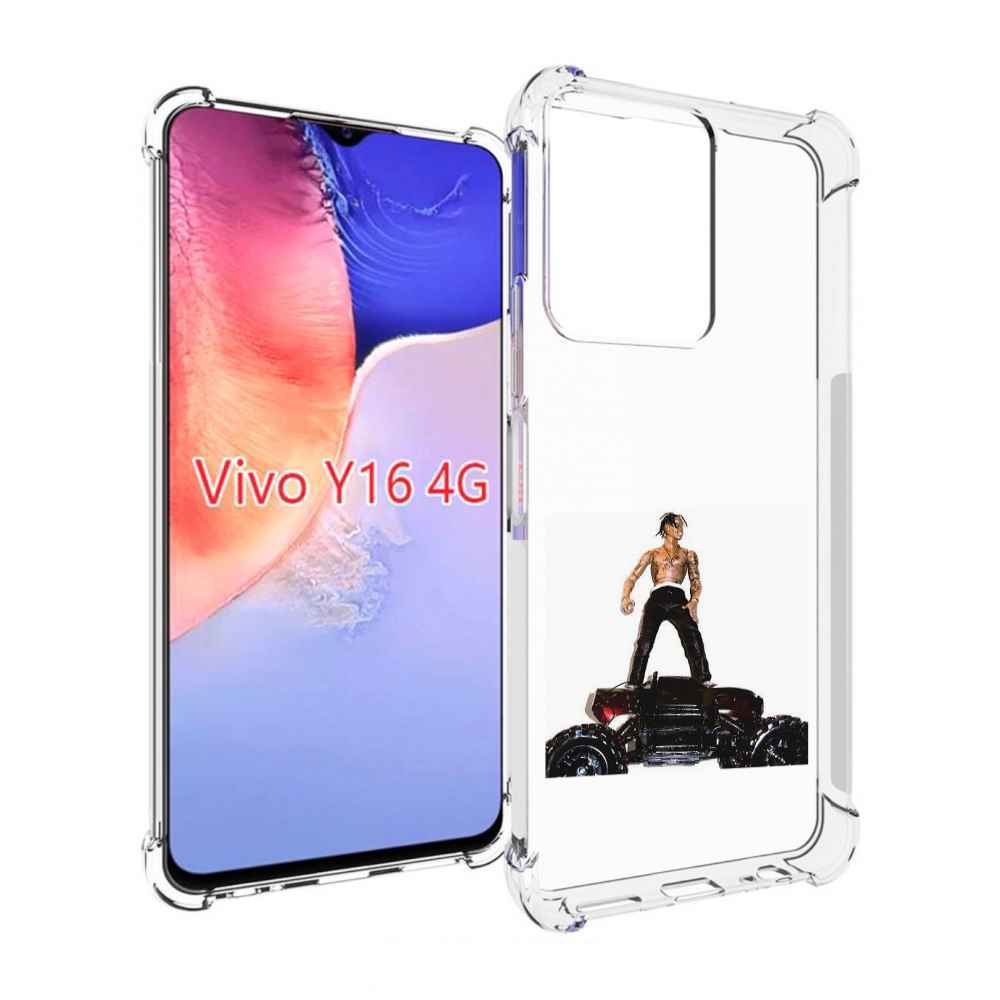 

Чехол MyPads Travis Scott - Rodeo для Vivo Y16 4G/ Vivo Y02S, Прозрачный, Tocco