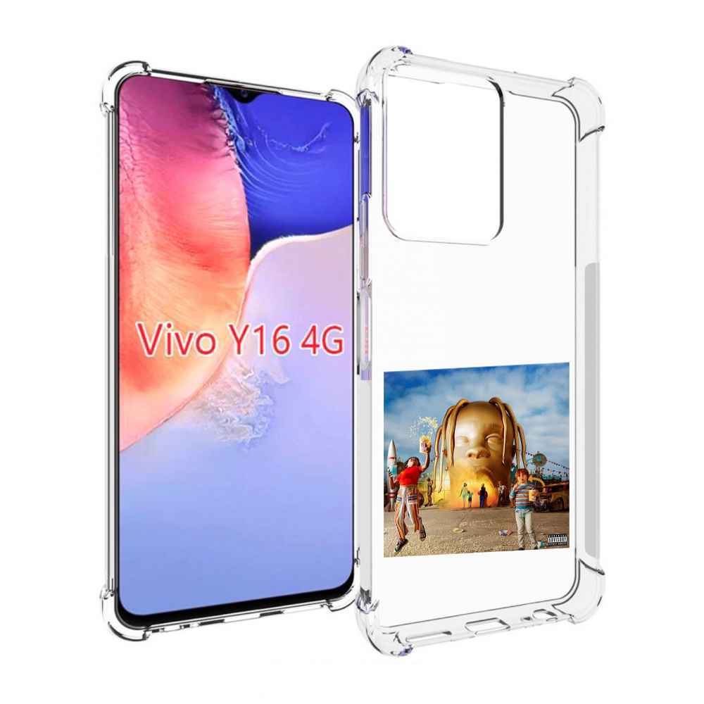 

Чехол MyPads Travis Scott - Astroworld для Vivo Y16 4G/ Vivo Y02S, Прозрачный, Tocco