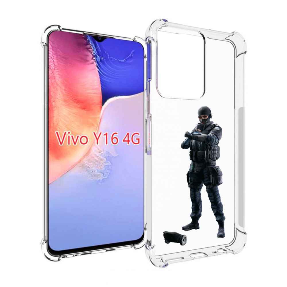 

Чехол MyPads Tom-Clancy's-Rainbow-Six-1 для Vivo Y16 4G/ Vivo Y02S, Прозрачный, Tocco