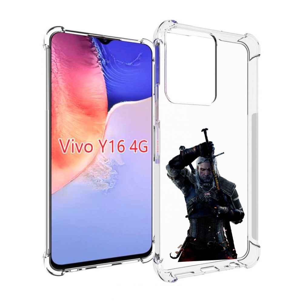 

Чехол MyPads The-Witcher-3-Ведьмак для Vivo Y16 4G/ Vivo Y02S, Прозрачный, Tocco