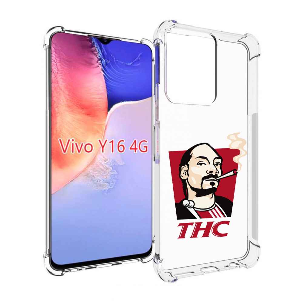 

Чехол MyPads THC для Vivo Y16 4G/ Vivo Y02S, Прозрачный, Tocco