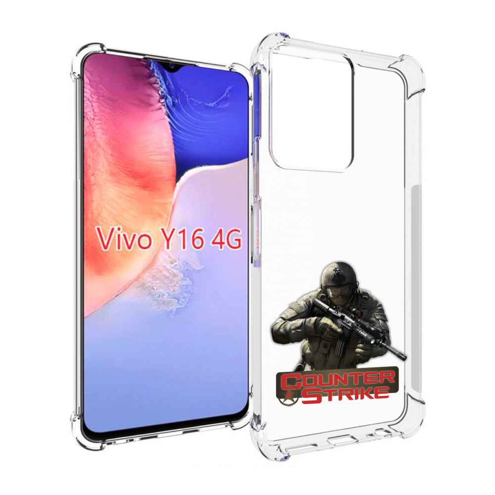 

Чехол MyPads Контра для Vivo Y16 4G/ Vivo Y02S, Прозрачный, Tocco
