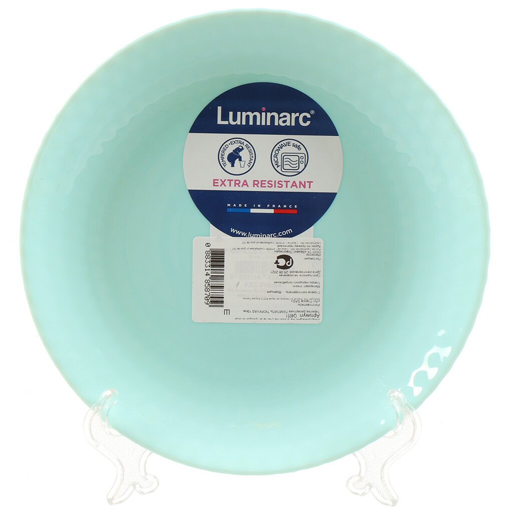 

Тарелка десертная Luminarc PAMPILLE TURQUOISE 19с, Бирюзовый, PAMPILLE TURQUOISE