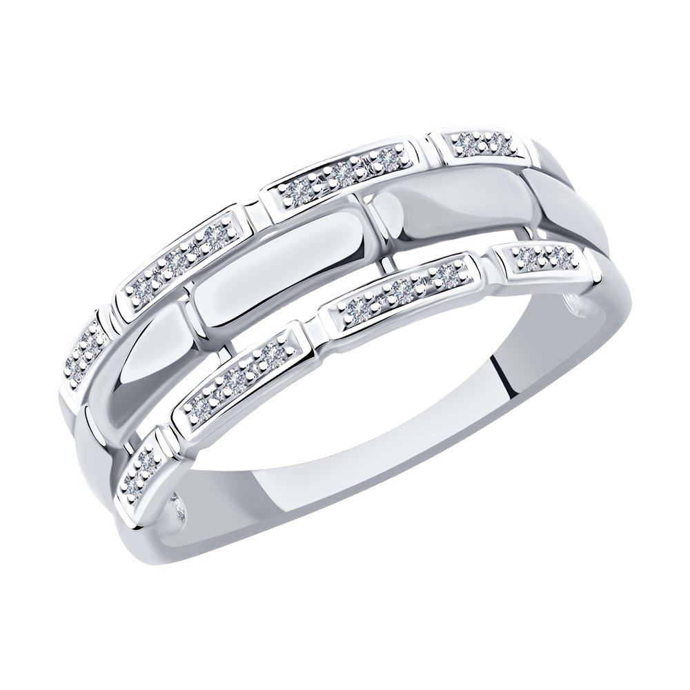 

Кольцо из золота р.  SOKOLOV Diamonds 1011958-3, бриллиант, 1011958-3