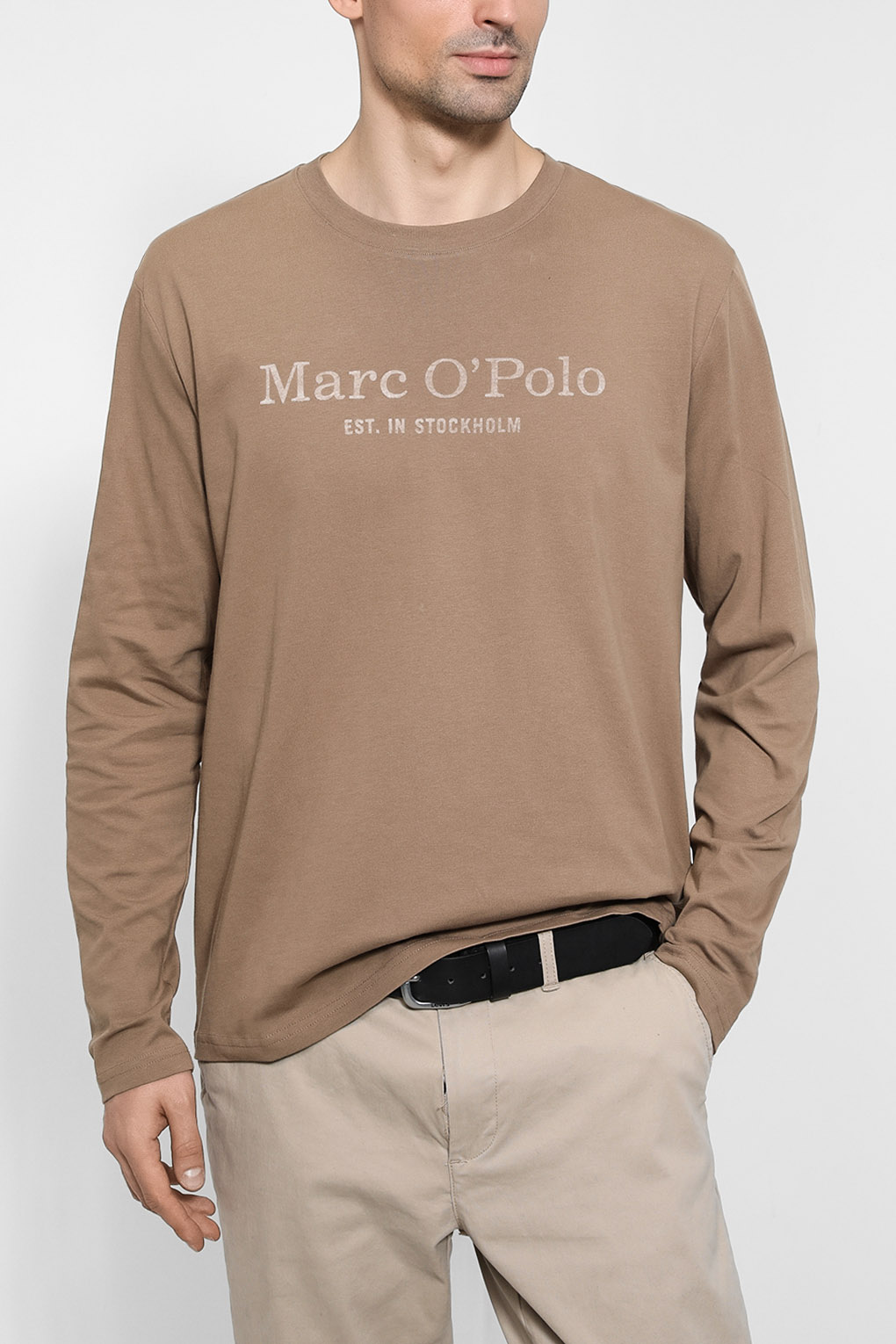 

Лонгслив мужской Marc O’Polo 227 2012 52152 коричневый XL, 227 2012 52152
