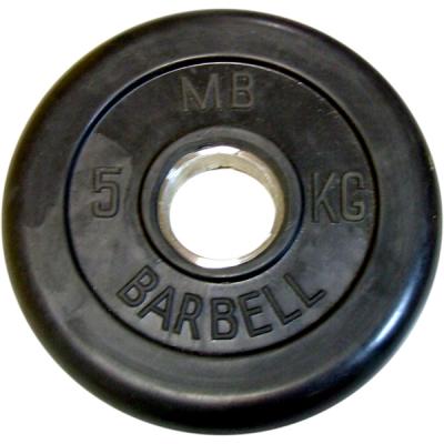 

Диск для штанги MB Barbell Стандарт 5 кг, 51 мм черный, Стандарт