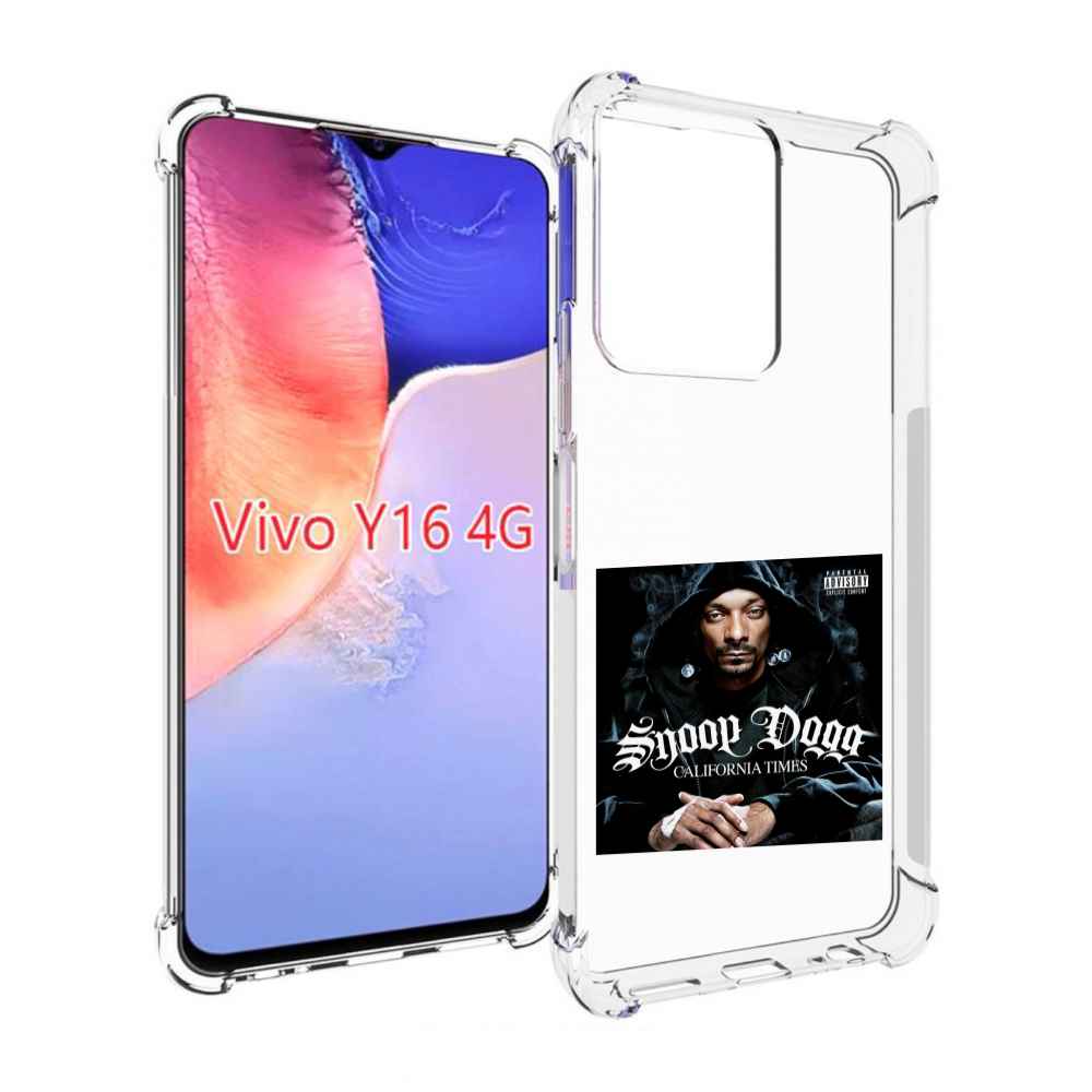 

Чехол MyPads Snoop Dogg CALIFORNIA TIMES для Vivo Y16 4G/ Vivo Y02S, Прозрачный, Tocco