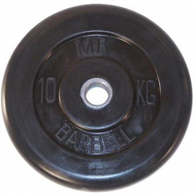 

Диск для штанги MB Barbell Стандарт 10 кг, 31 мм черный, Стандарт