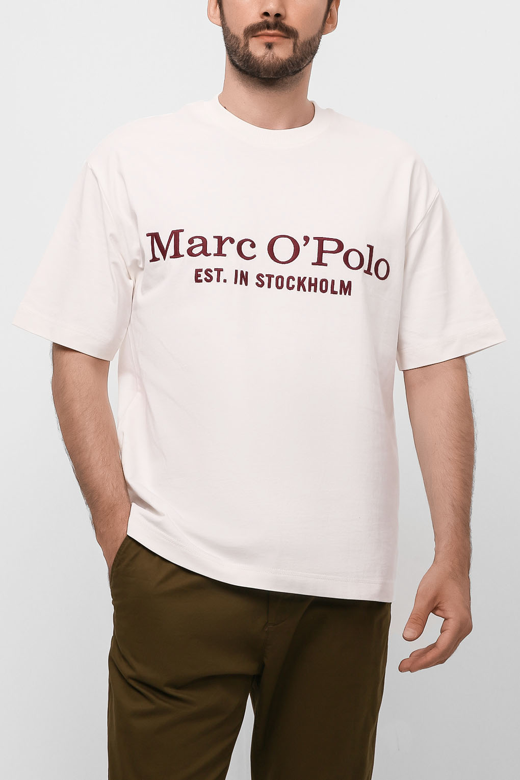 

Футболка мужская Marc O’Polo 227 2083 51572 белая XL, 227 2083 51572