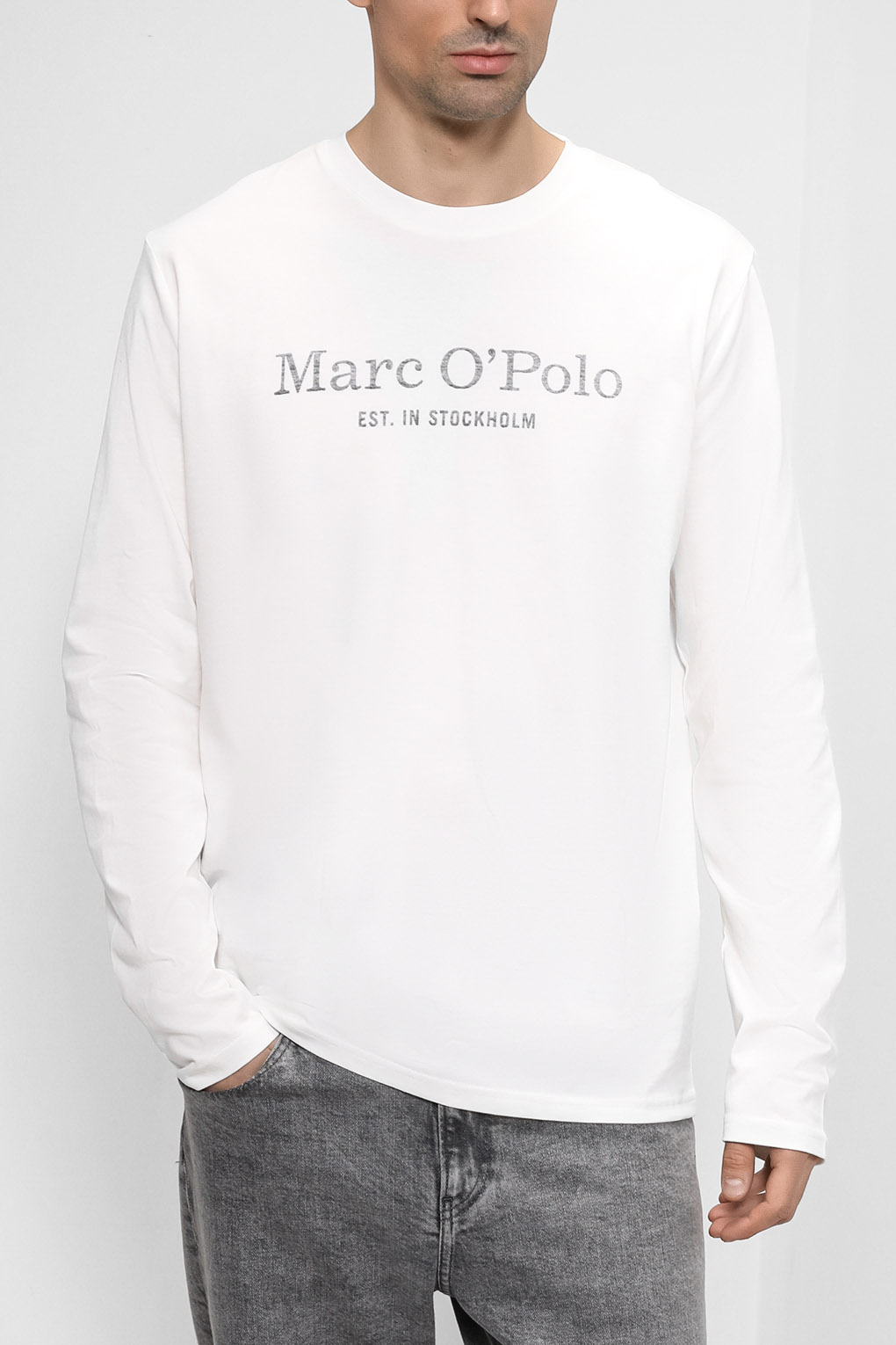 

Лонгслив мужской Marc O’Polo 227 2012 52152 белый S, 227 2012 52152