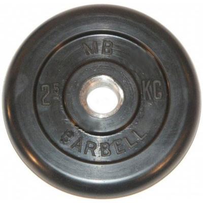 

Диск для штанги MB Barbell Стандарт 25 кг, 26 мм черный, Стандарт