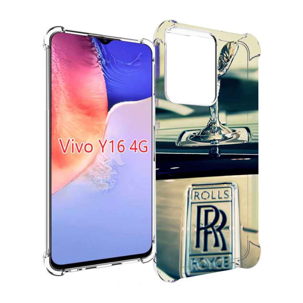 

Чехол MyPads Rolls Royce 1 для Vivo Y16 4G/ Vivo Y02S, Прозрачный, Tocco