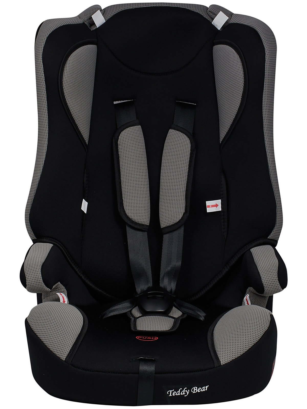 

Автокресло Teddy Bear 513 RF без вкладыша серый, черный гр1/2/3, 9-36кг, 513R