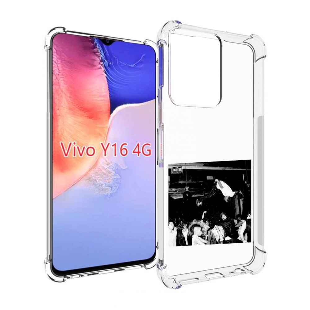 

Чехол MyPads Playboi Carti - Die Lit для Vivo Y16 4G/ Vivo Y02S, Прозрачный, Tocco