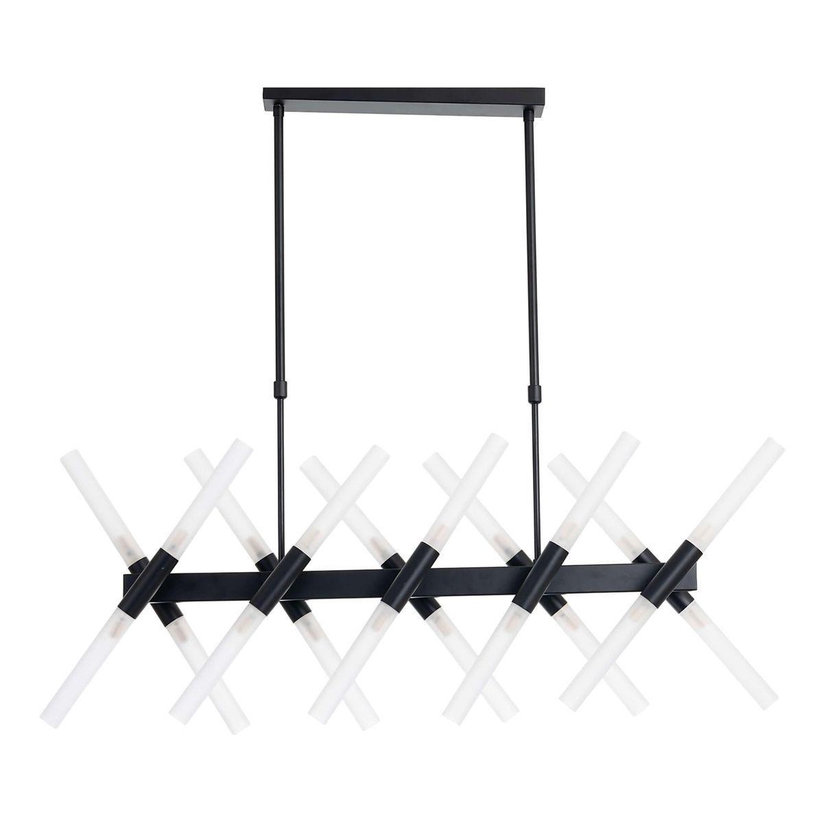

Подвесная люстра Lumina Deco Alford LDP 6036-20 BK