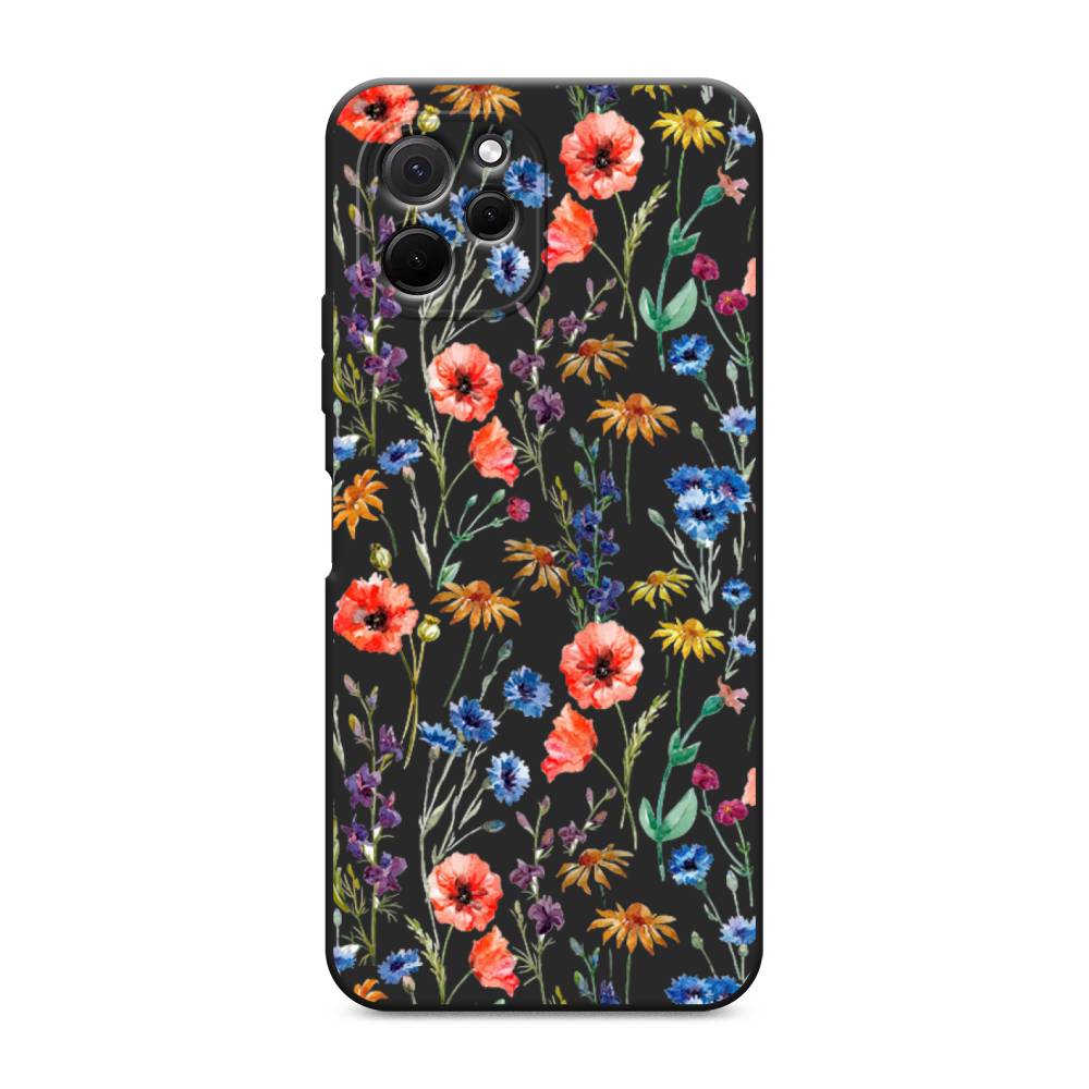 

Чехол Awog на HuaweI Nova Y61 "Маки и васильки фон", 6120052-1