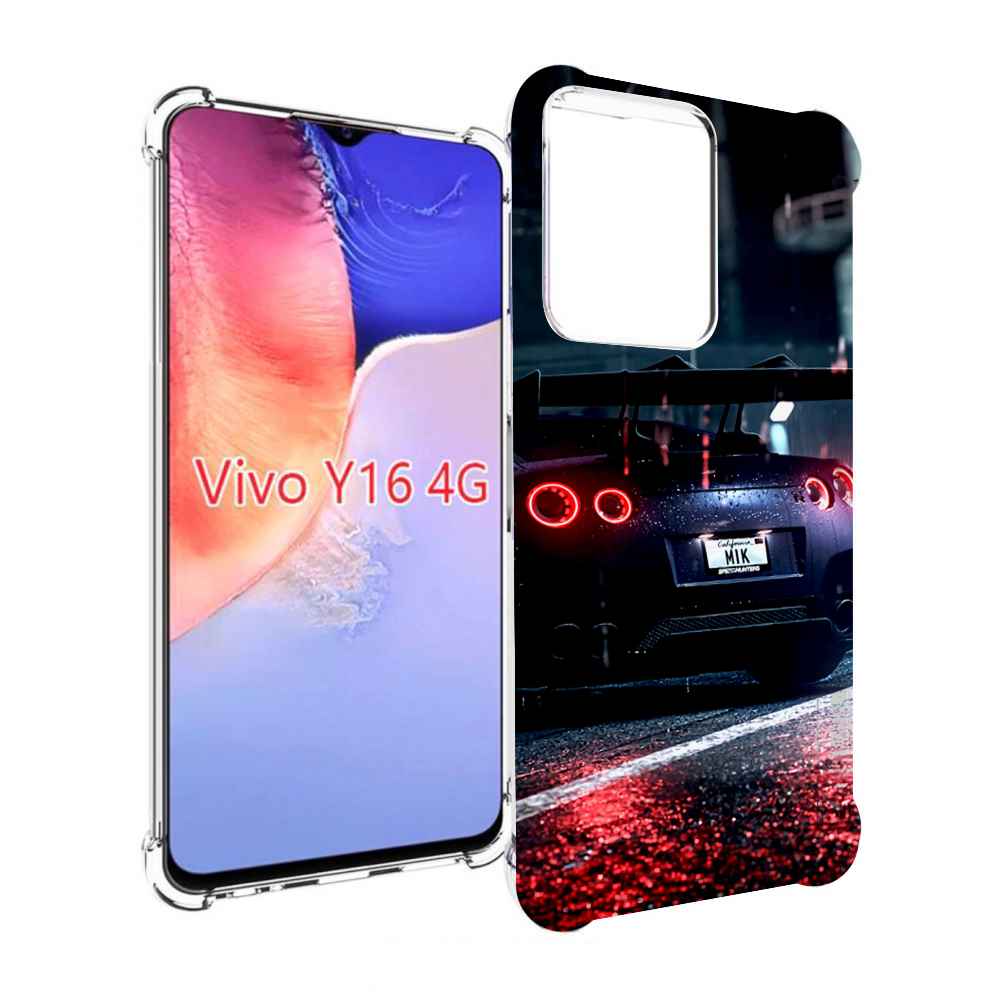 

Чехол MyPads Nissan Skyline для Vivo Y16 4G/ Vivo Y02S, Прозрачный, Tocco