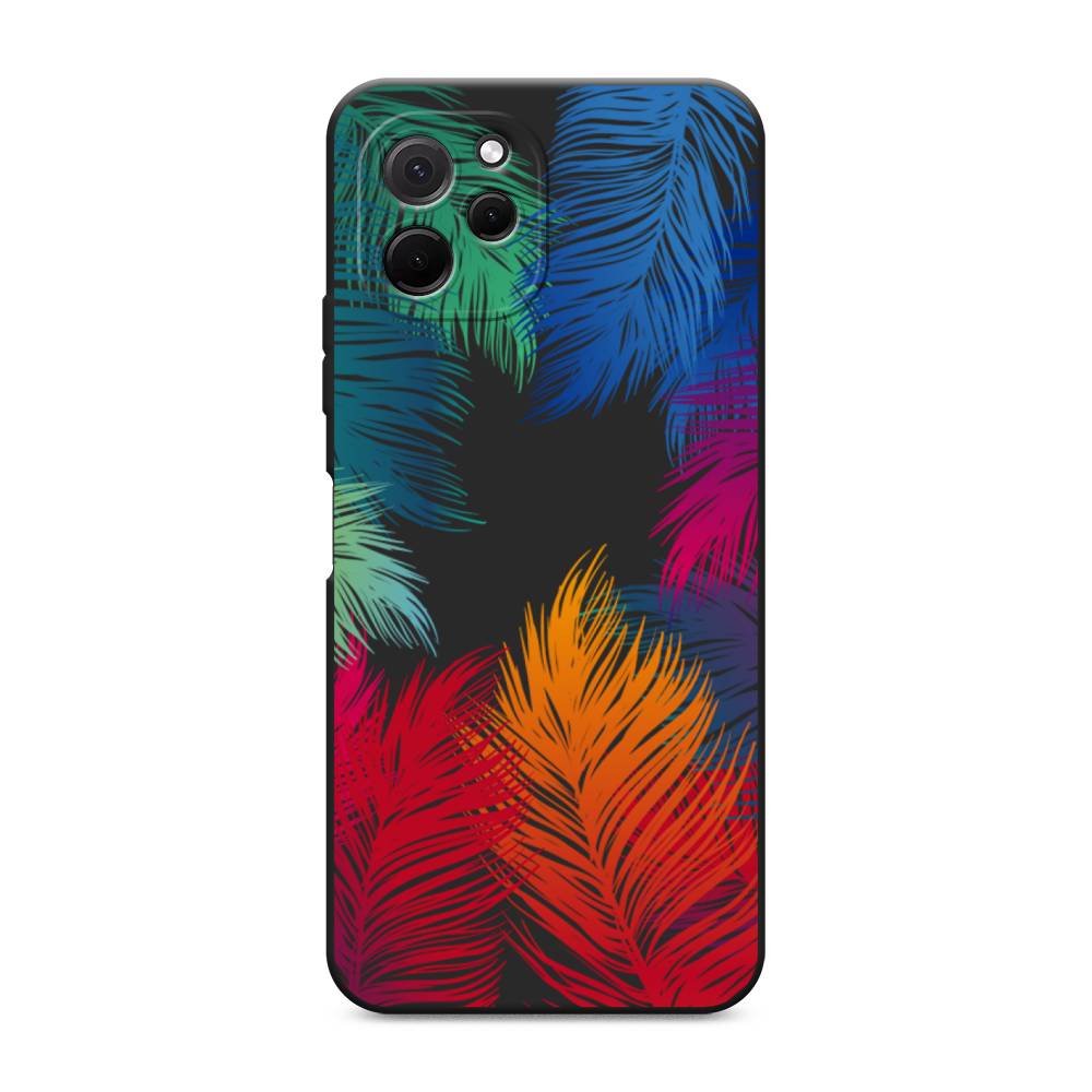 

Чехол Awog на HuaweI Nova Y61 "Рамка из перьев", Красный, 6120052-1