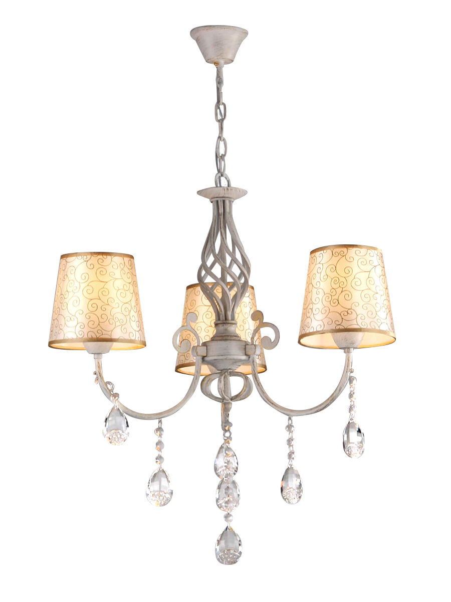 

Люстра HIPER H056-3 3 плафона E27 60Вт WHITE/GOLD