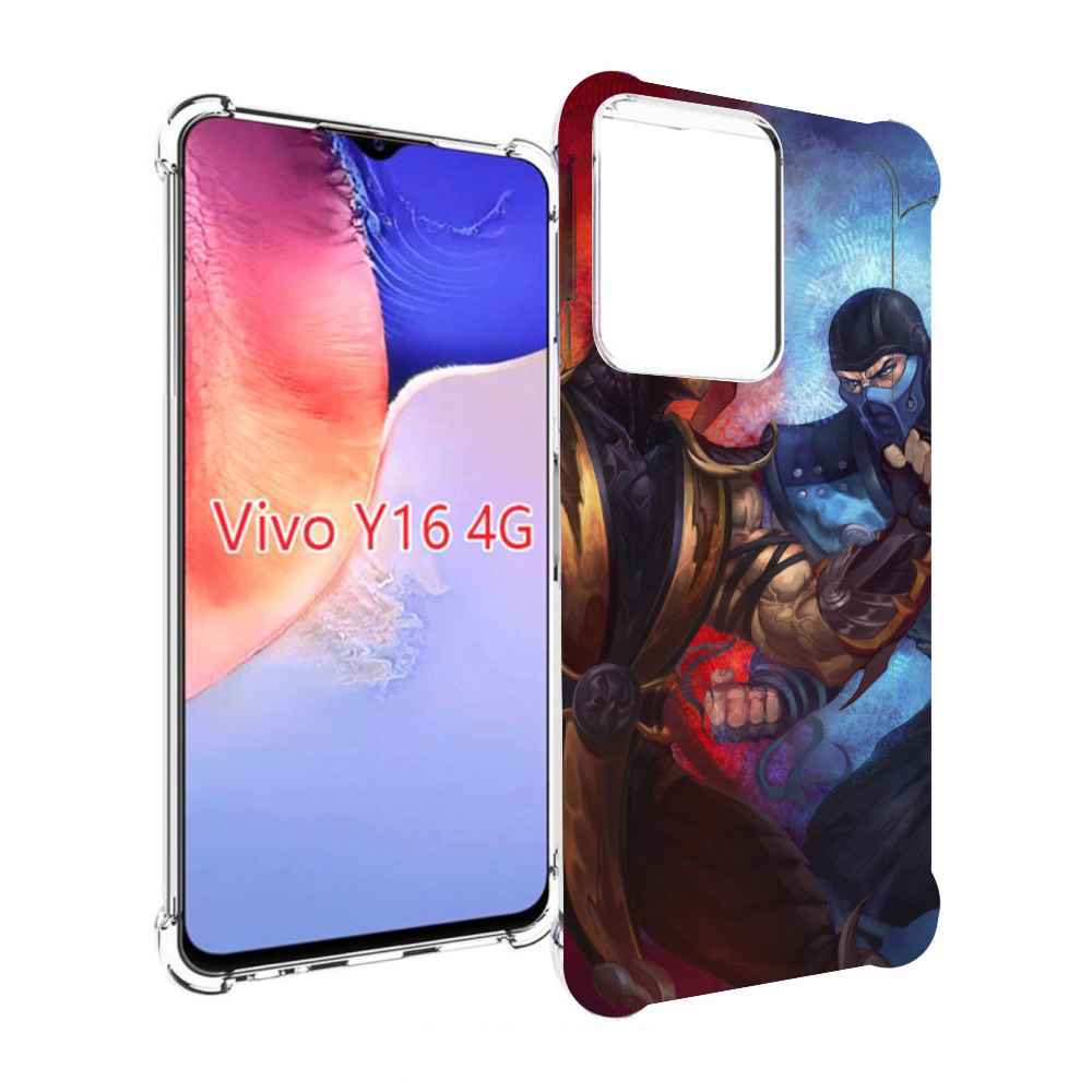 

Чехол MyPads Mortal Kombat art для Vivo Y16 4G/ Vivo Y02S, Прозрачный, Tocco