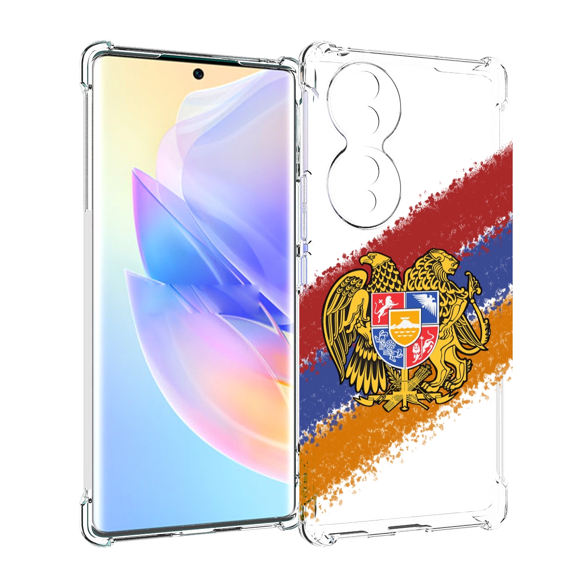 

Чехол MyPads флаг герб Армении для Honor 70, Прозрачный, Tocco