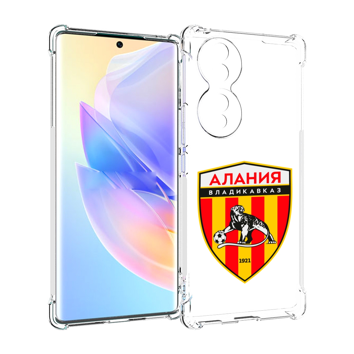 

Чехол MyPads фк-алания-2 для Honor 70, Прозрачный, Tocco