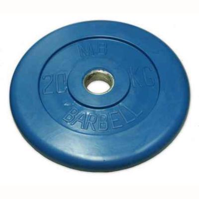 

Диск для штанги MB Barbell Стандарт 20 кг, 51 мм синий, Стандарт