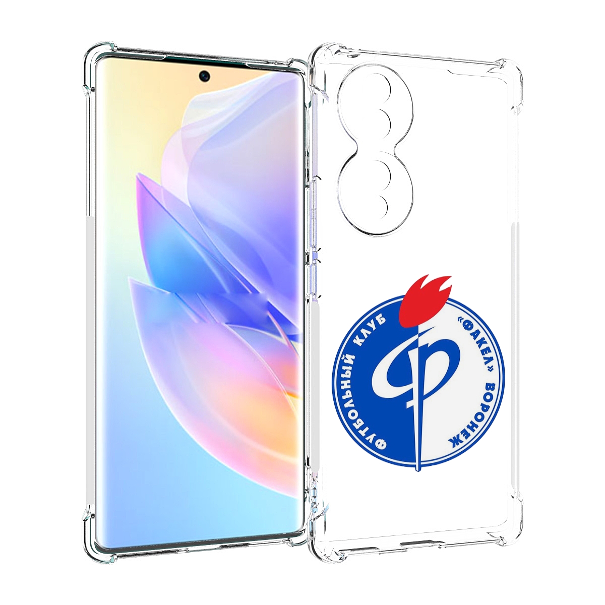 

Чехол MyPads фк факел воронеж мужской для Honor 70, Прозрачный, Tocco