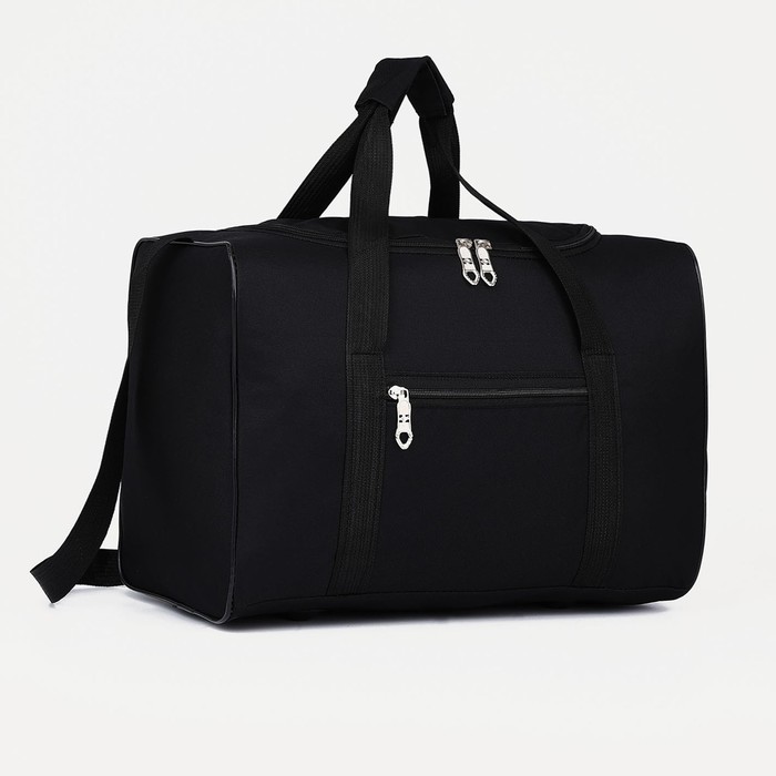 

Дорожная сумка унисекс NoBrand черная, 28х40х22 см, Черный