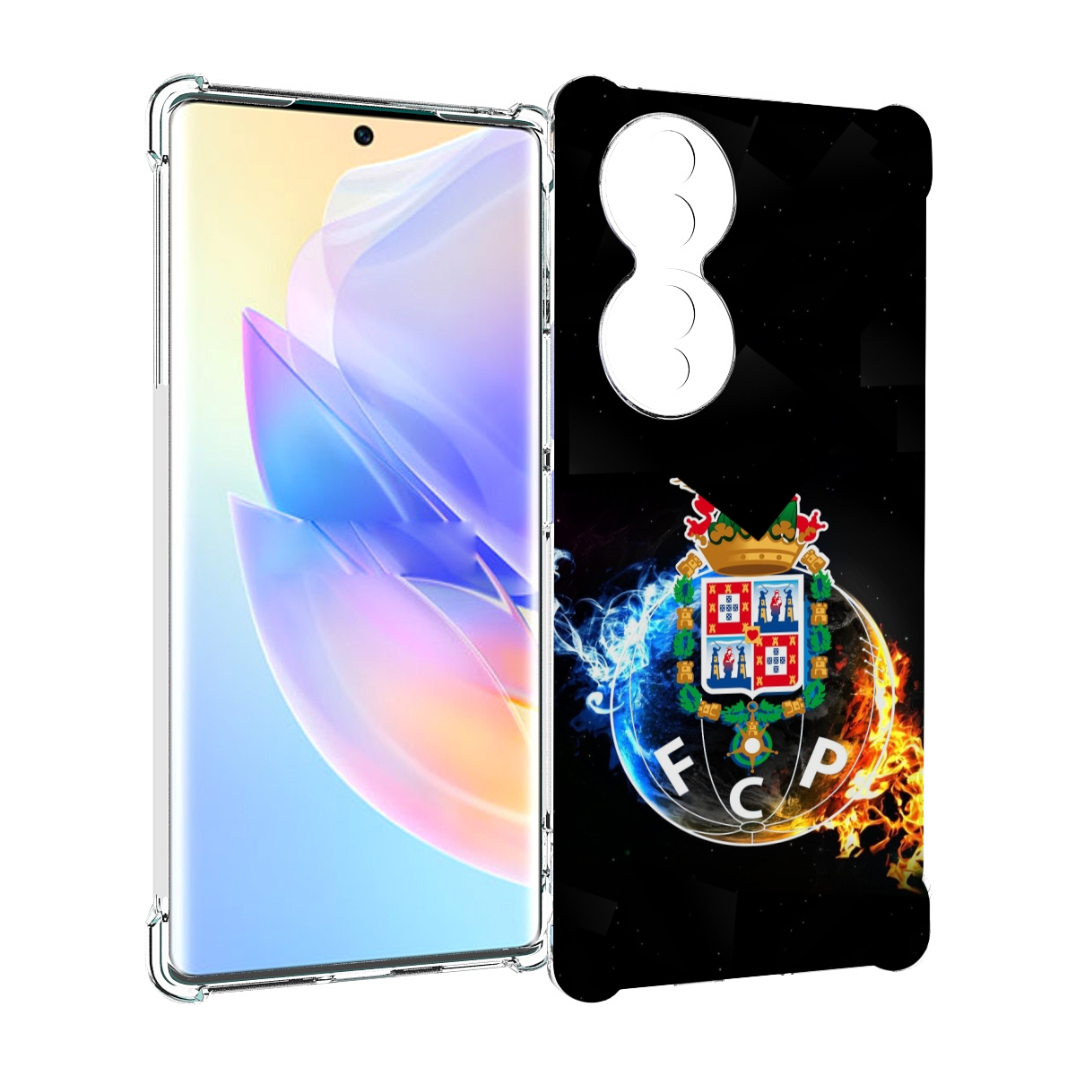

Чехол MyPads фк порту для Honor 70, Прозрачный, Tocco