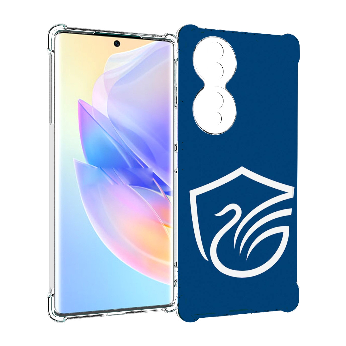 

Чехол MyPads фк олимп долгопрудныи мужской для Honor 70, Прозрачный, Tocco