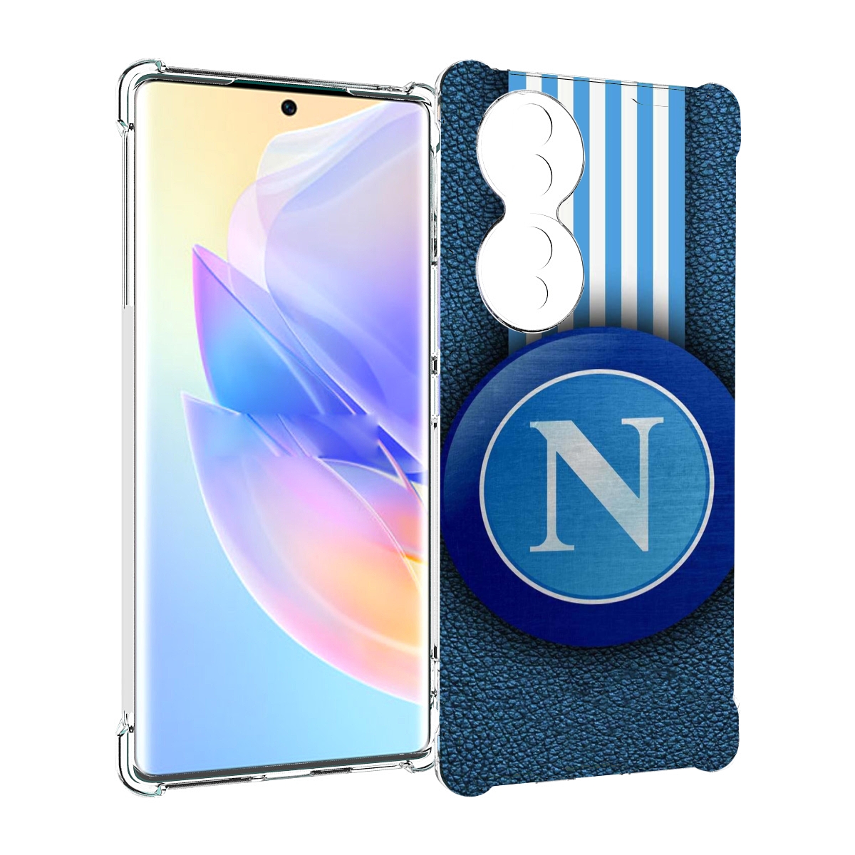 

Чехол MyPads фк наполи мужской для Honor 70, Прозрачный, Tocco