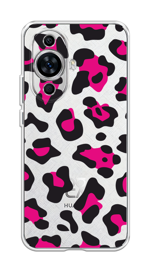 

Чехол на Huawei Nova 11 "Pink cow spots", Черный;розовый, 6121250-1