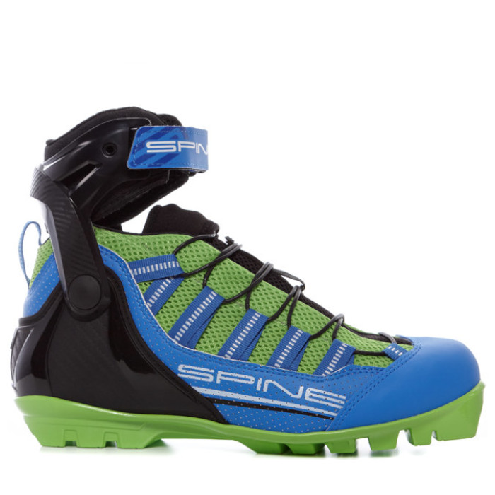 Лыжероллерные ботинки SPINE SNS Concept Skiroll Skate 6/1-21 синий зеленый 42