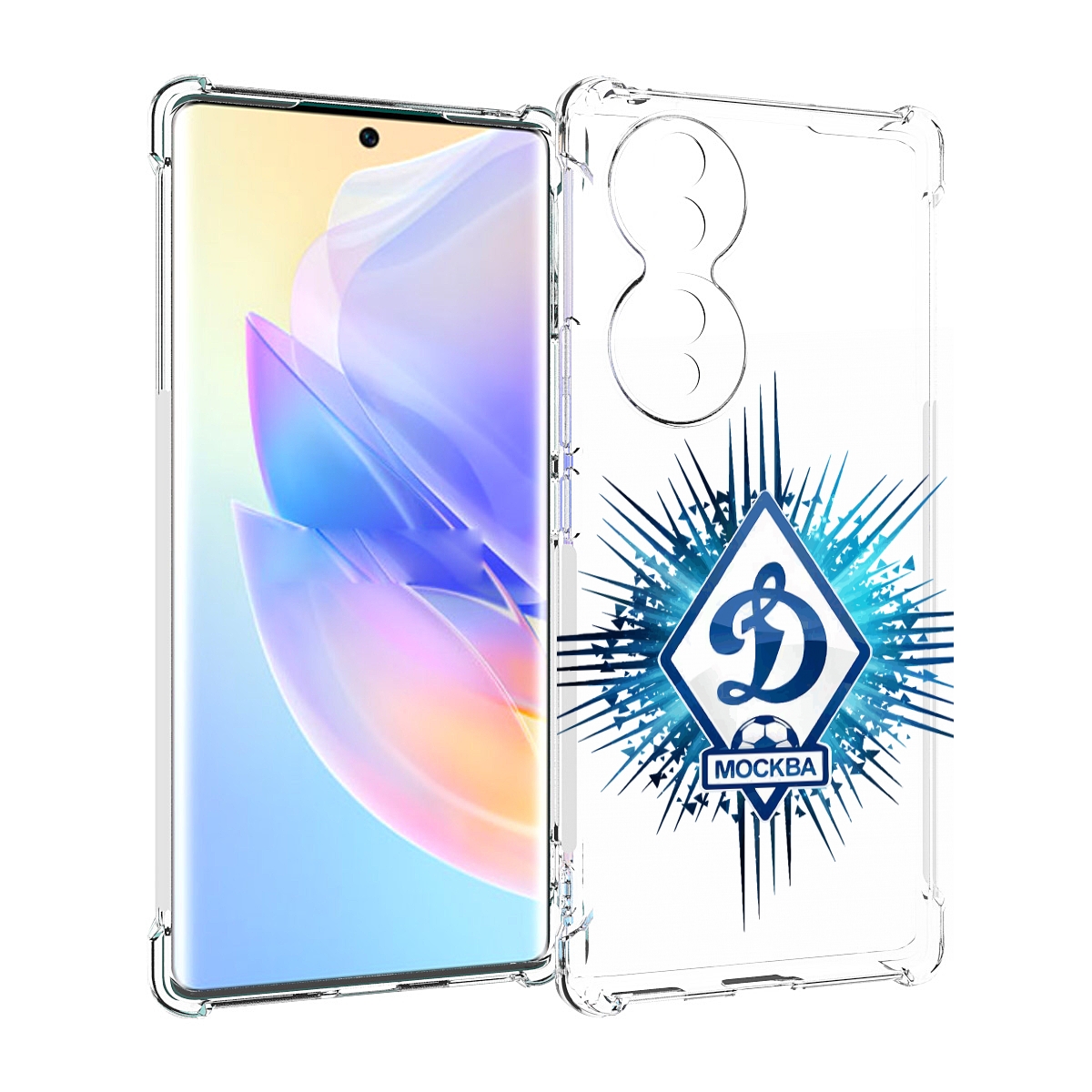

Чехол MyPads фк динамо москва мужской для Honor 70, Прозрачный, Tocco