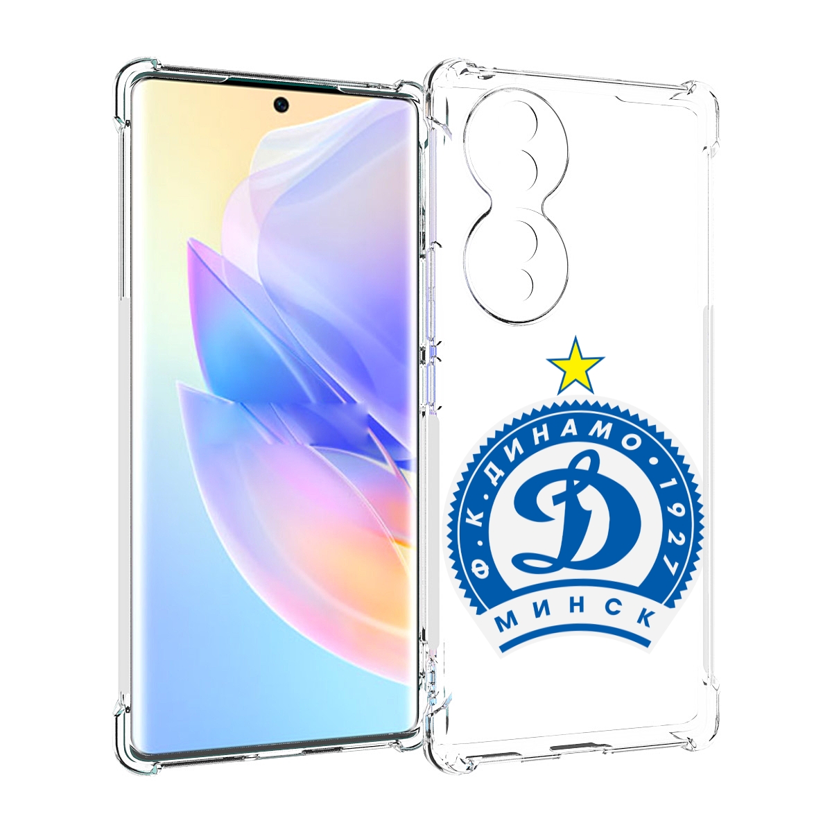 

Чехол MyPads фк динамо минск мужской для Honor 70, Прозрачный, Tocco