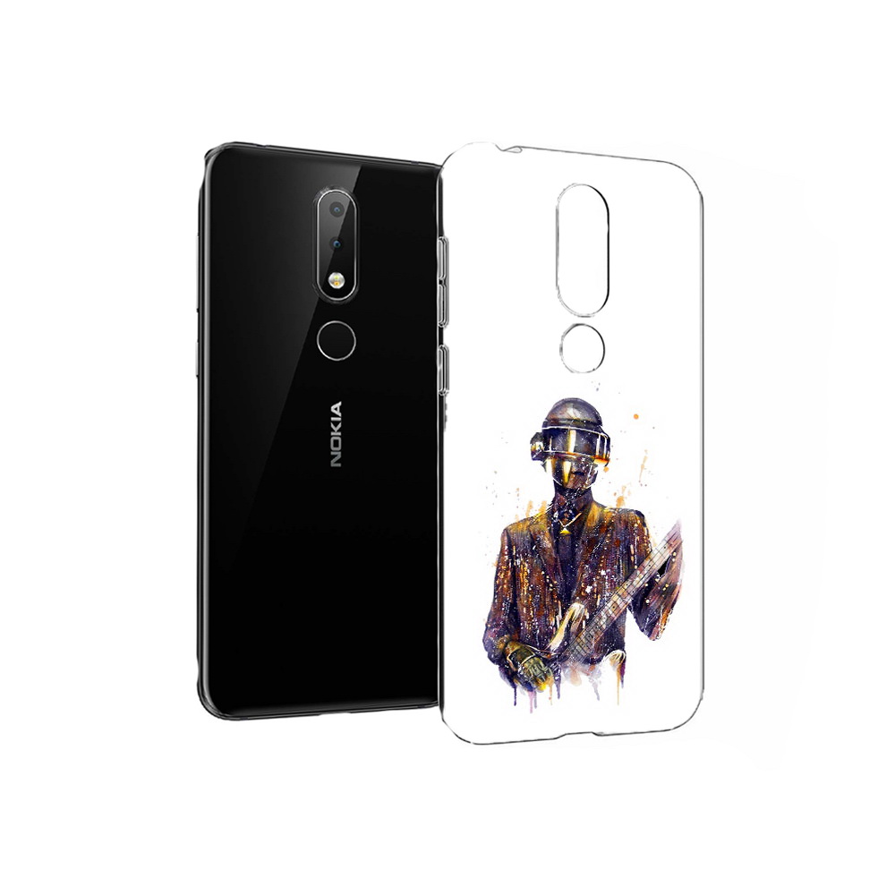 

Чехол MyPads Tocco для Nokia X6 космо-гитарист (PT115295.99.392), Прозрачный, Tocco