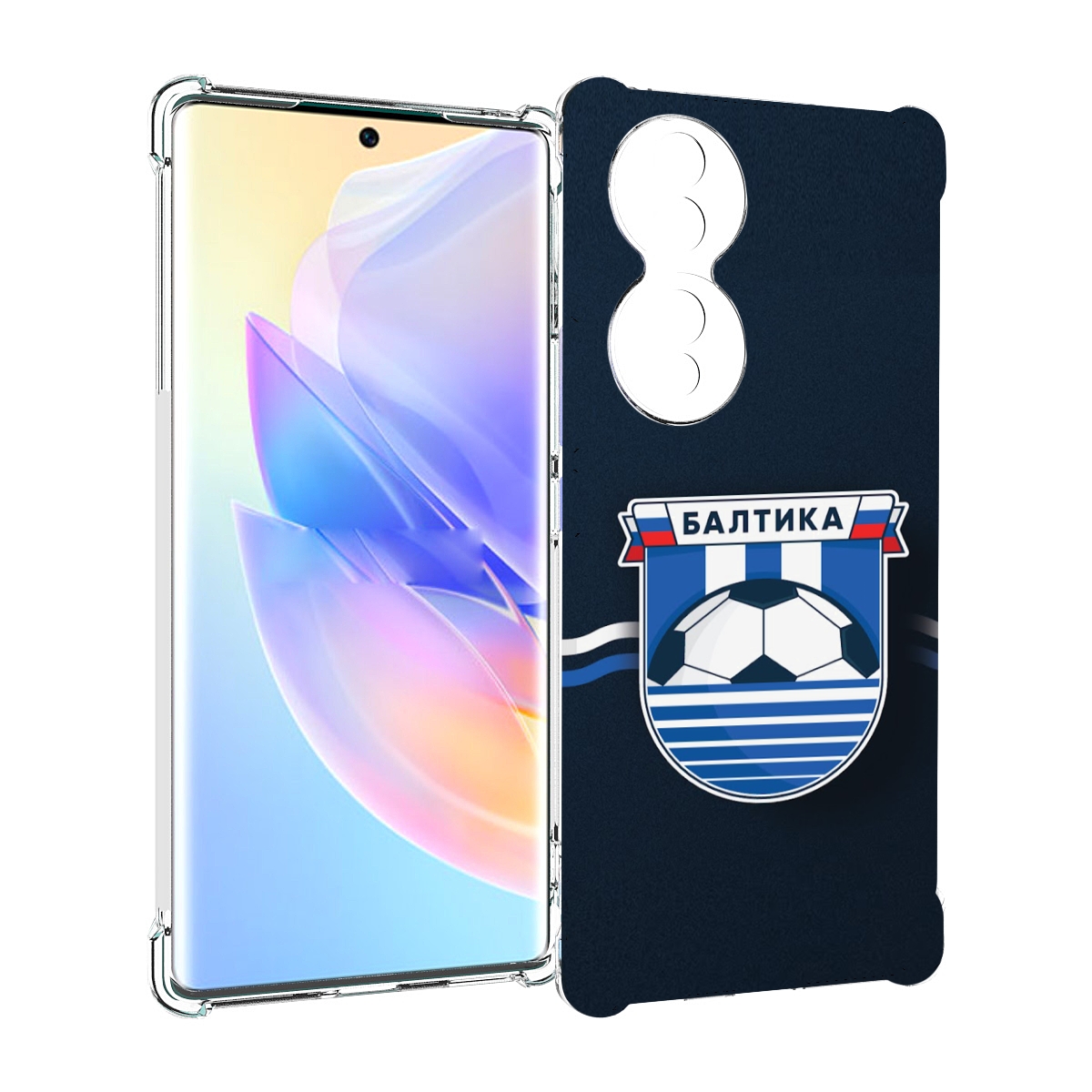 

Чехол MyPads фк балтика калининград мужской для Honor 70, Прозрачный, Tocco