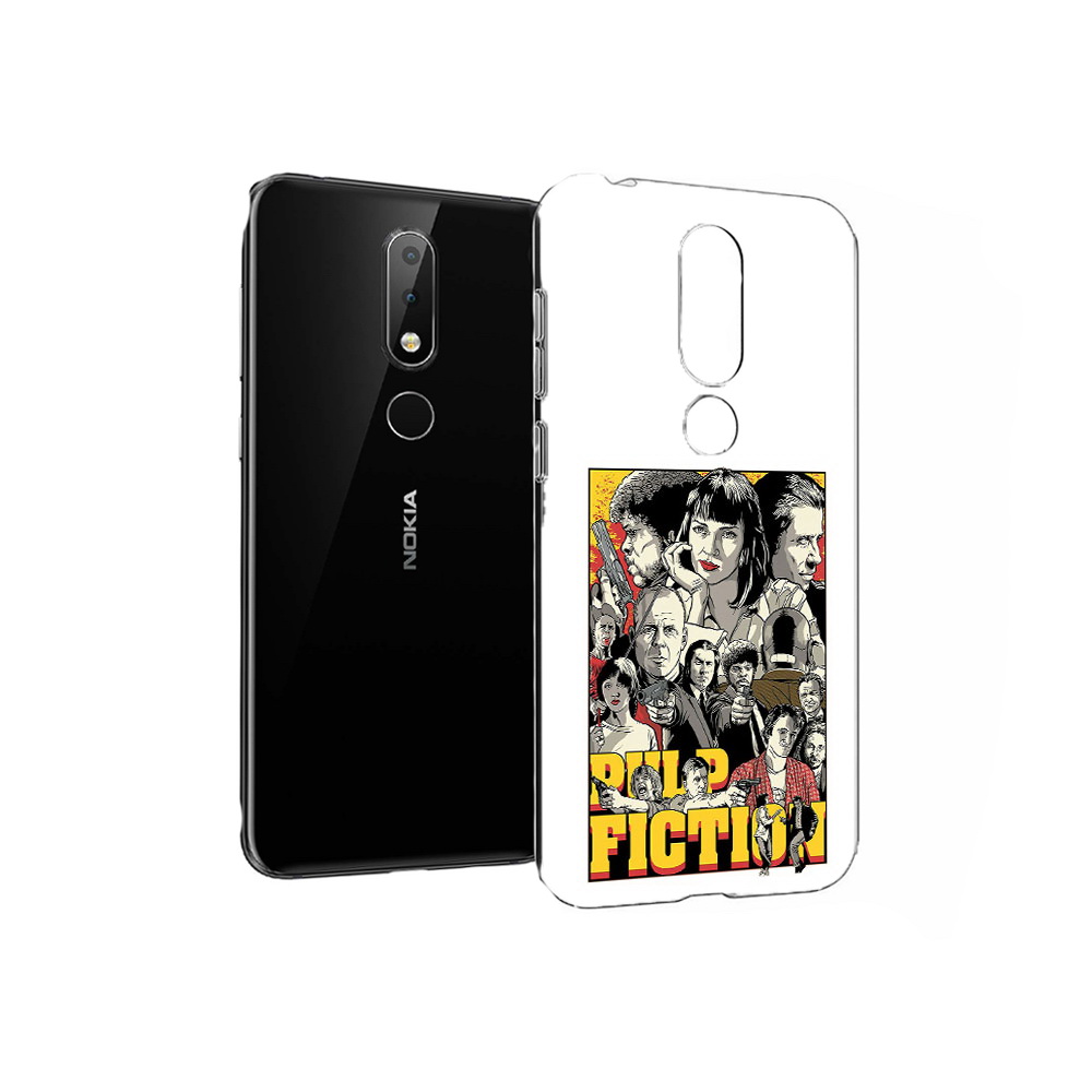 

Чехол MyPads Tocco для Nokia X6 комикс картинка (PT115295.99.390), Прозрачный, Tocco