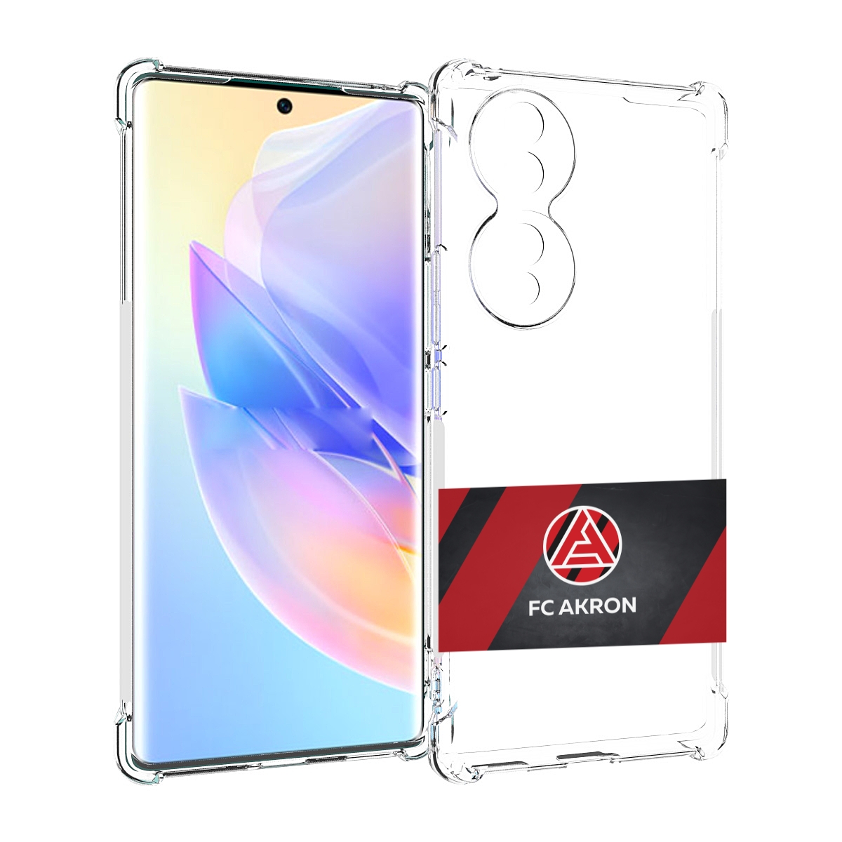 

Чехол MyPads фк акрон тольятти мужской для Honor 70, Прозрачный, Tocco