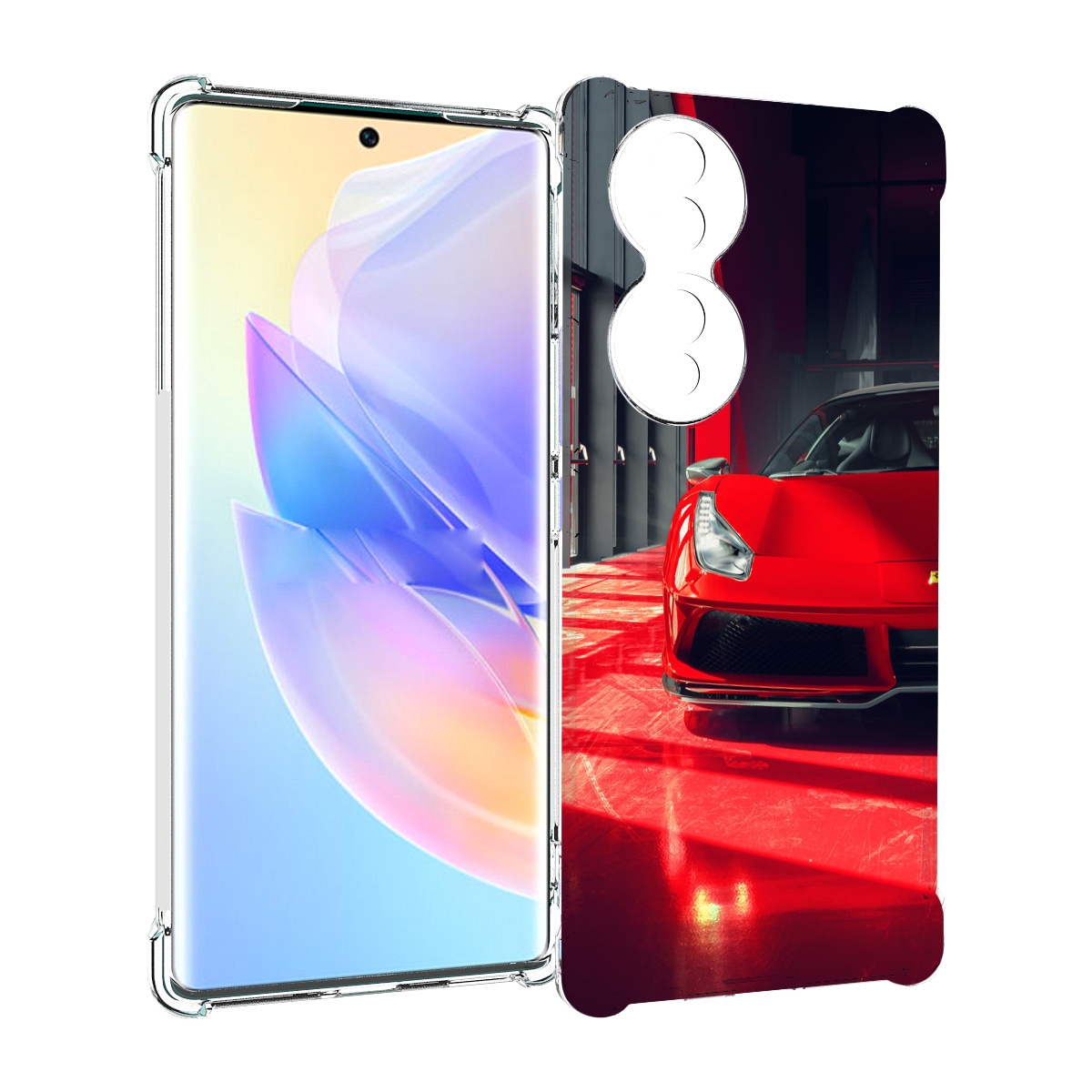 

Чехол MyPads ферра для Honor 70, Прозрачный, Tocco