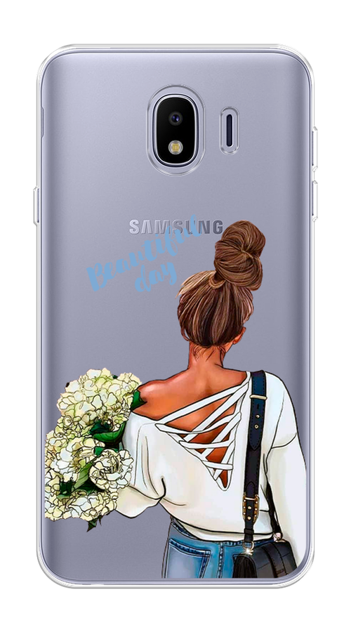 

Чехол Awog на Samsung Galaxy J4 "Beautiful day vector", Коричневый;белый;зеленый, 26450-6